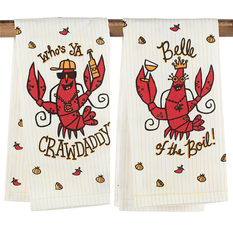Crawfish Kitchen Towels