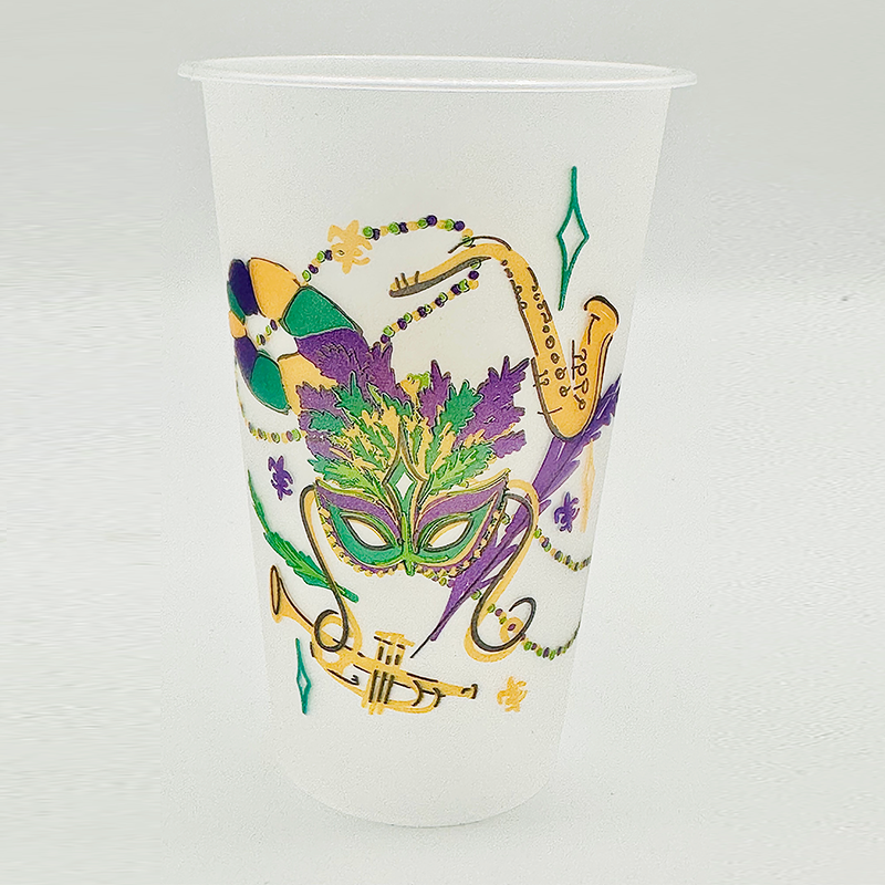 Mardi Gras To-Go-Cups<br>(Pack of 25)