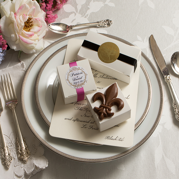 Chocolate Fleur de Lis