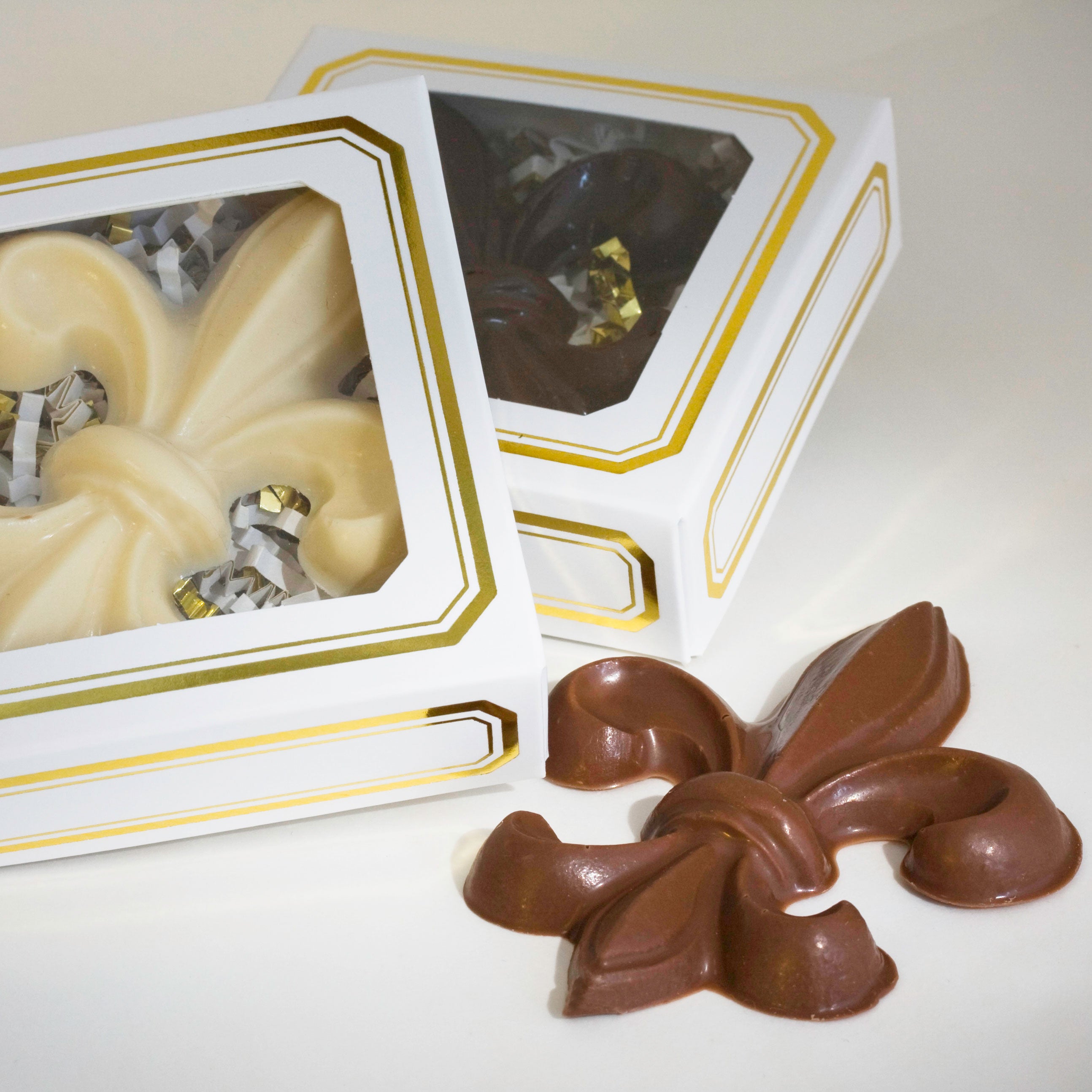 Chocolate Fleur de Lis