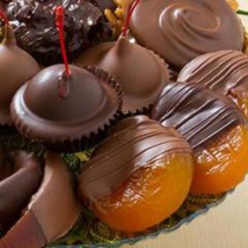 Chocolate Dipped Glace Fruit