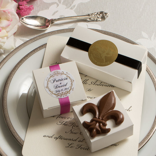 Wedding Favors with Seal & Coordinating Ribbon